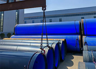 API 5L X52 PSL2 Underground Line Pipe with FBE External Coating ship to UAE